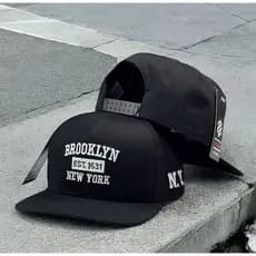 BONÉ ABA RETA BROOKLYN NEW YORK NY BASEBOL RETRO SNAPBACK AJUSTÁVEL