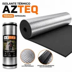 Isolante Térmico AZTEQ GROSSO 10mm Camping 1.80 metros Trilhas Acampamento Colchonete Alumizado Impermeável