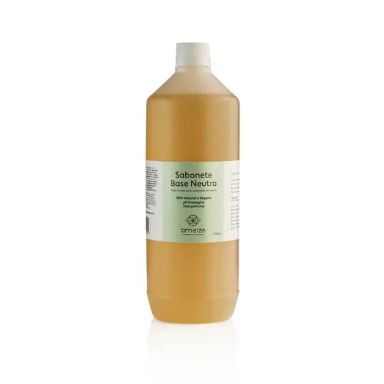 Base Neutra para Sabonete Íntimo Natural Vegano Sem Perfume 1 litro Ameize Cosmética Natural