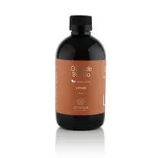 Óleo de Banho Hidratante Perfumado com Óleo Essencial de Vetiver – Natural, Vegano - Pele Macia e Sem Oleosidade – 250ml