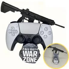 Suporte Para Controle PS5 PS4 Xbox Base Setup Decoração Gamer Call Of Duty 3D War zone + Rifle
