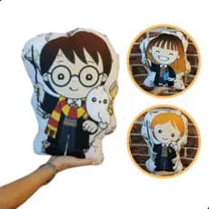 Almofada Decorativa Personalizada Harry Potter Aveludada