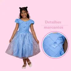 Vestido luxo Tule Borboletas