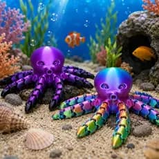 Polvo Articulado Sensorial Fidget  Antiestresse Brinquedo Kit Polvo Articulado Relaxante e Divertido