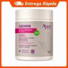 Creme de Pentear Cabelo Cacheado Ativador de Cachos 500G Ápice Cosméticos Modelador Protetor Apse