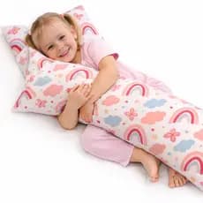Xuxão Infantil + Travesseiro Algodão Antialérgico Protetor Macio Conforto