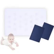Travesseiro Anti Sufocante Bebê Kit com 2 Capas Algodão Seguro