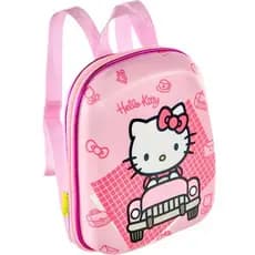 Mochila Infantil Hello Kitty Rosa Pequena Escolar Leve Resistente Criança