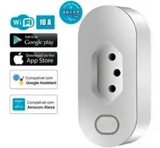 Tomada Plug Wifi Inteligente Com Alexa E Google Assistent