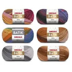Fio/Lã Circulo Batik 100g TEX 277 360m (fio com efeito de cores)
