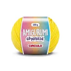 Fio/Lã Amigurumi Chenille 100g 110m TEX 909 Circulo