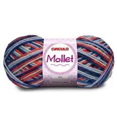 Fio/Lã Circulo Mollet 100g Tex 500 200m (100% acrilico) mescladas