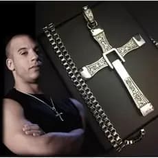 Corrente Cordão Cruz Van diesel Toretto Velozes e Furiosos