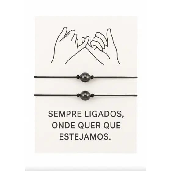 Pulseiras para casal magnética ìmã Conexão casal amigos namorados