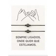 Pulseiras para casal magnética ìmã Conexão casal amigos namorados