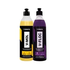 Kit V-Mol + V-Floc Vonixx 500ml Lavagem Automotiva Completa