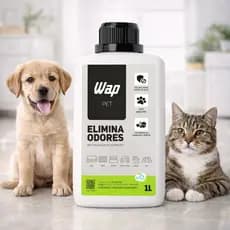 Tira Cheiro de Xixi Pet Elimina Odor Cachorro e Gato 1L Wap Seguro