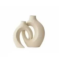 Dupla de vasos decorativos Monaco enfeite Decorativo Decoração Oferta dupla de vaso decorativos sala de estar