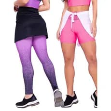 Kit 2 Unidades Tapa Bumbum Fitness Academia Saia Amarrar