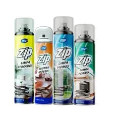 Kit 4 Produtos Espuma Limpa Vidros 400ml Espuma Limpa Estofados 300ml Espuma  Limpa Fornos 300ml e Lustra Móveis 300ml