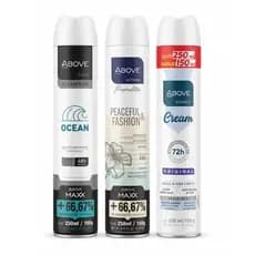 Desodorante Above Maxx 250ml Masculino e Feminino Embalagem Big Econômica