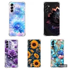 CAPA CAPINHA  DESENHOS VARIADOS FLORAL CAPINHA  PARA A15-A25-A35-A55 ANTI IMPACTO
