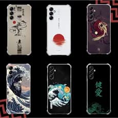 CAPA CAPINHA  DESENHOS VARIADOS JAPA CAPINHA  PARA A14-A24-A34-A54 ANTI IMPACTO