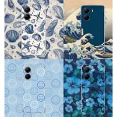 CAPA CAPINHA DESENHOS VARIADOS BLUE/AZUL CAPINHA  PARA POCO X8 PRO ANTI IMPACTO