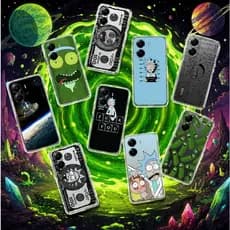 CAPA CAPINHA DESENHOS VARIADOS RICK & MORTY  CAPINHA PARA POCO X8 PRO-POCO X8 PRO MAX ANTI IMPACTO