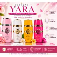 KIT YARA 4 PERFUMES DE 25ML CADA