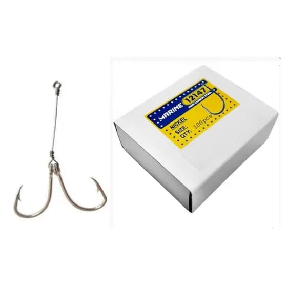 Anzol Duplo encastoado 12147 Marine Sports pesca de piauçu , piapara e pacu