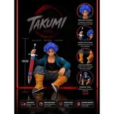 Boneco Trunks Dragon Ball Z 10cm Figure Colecionável PVC Anime Geek