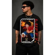 Camiseta One Piece Luffy Gear Second Anime Unissex 100% Algodão