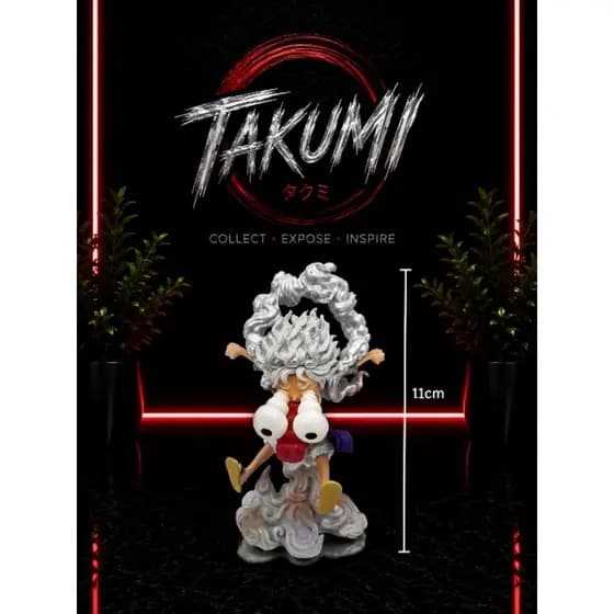 Action Figure Luffy Gear 5 Nika 11cm One Piece Boneco Colecionável PVC Anime Geek