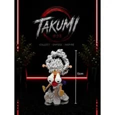 Action Figure Luffy Gear 5 Nika 11cm One Piece Boneco Colecionável PVC Anime Geek