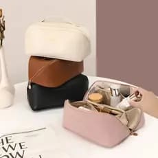 Necessaire Feminina Grande Organizadora Maquiagem Cosmético Para Viagem Em Alta Qualidade