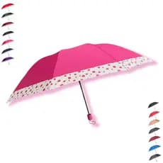 Guarda Chuva Sombrinha Grande Com 10 Varetas Bolinha Dobrável Manual Masculina Feminina
