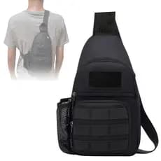Bolsa táticas transversal mochila pochetes para ombro peitoral tiracolo masculino feminino