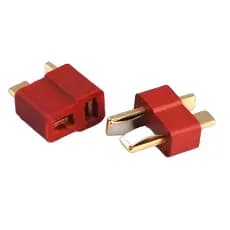 Par de Conector Dean 2 Pinos Plug T Conector Tamiya ( Macho + Femea)