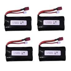 Kit 4 Bats 7.4V 3500mAh para SG 116 12428 12423 10428 A959-B A969-B Q46 Carrinho
