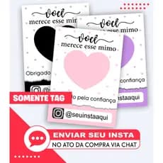 20/30/50/100 Tags personalizadas - Somente tag