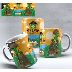 Caneca Nordeste, Caneca Estados Brasileiros, Meu Brasil, Bahia, Pernambuco, Alagoas, Piauí, Maranhão, Paraíba