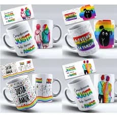 Caneca de Ceramica LGBT - Consideramos Justa Toda Forma de Amor - Varios Modelos Orgulho Gay