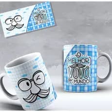 Caneca dia dos Avós - Caneca de Ceramica Personalizada - Caneca do vovô - Caneca da vovó Lembrancinha dia dos Avós