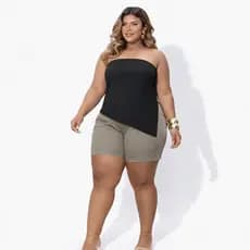 Blusa Bata Assimétrica Feminina Do M ao G2 Plus size Elegância, Conforto e Caimento Perfeito
