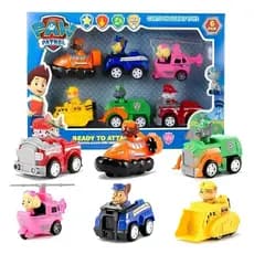 Kit 6 Carrinhos Patrulha Canina – Brinquedo Infantil com Fricção