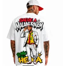 Camiseta Zé Pilintra Rumo ao Hexa Brasil Neymar Streetwear Unissex