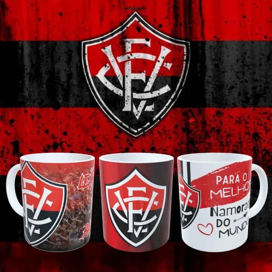 Caneca do Vitória! Perfeita Para Quem Ama o Leão da Barra! Promoção Exclusiva + Envio Rápido!