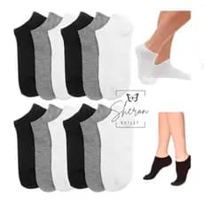 Kit 24 Pares de Meias Soquete Cano Curto Unissex Premium Masculina e Feminina