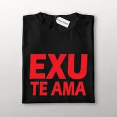 Camisetas de orixás, , camiseta exu te ama feminina e masculina
